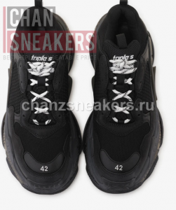 Balenciaga Triple S Clear Sole Black - Image 4