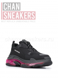 Balenciaga Triple S Clear Sole Neon Pink - Image 4