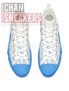 DIOR B23 High-Top Gradient Blue Oblique Canvas - Image 4