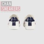 Gucci Ace White Leather (Blue Heel) - Image 4