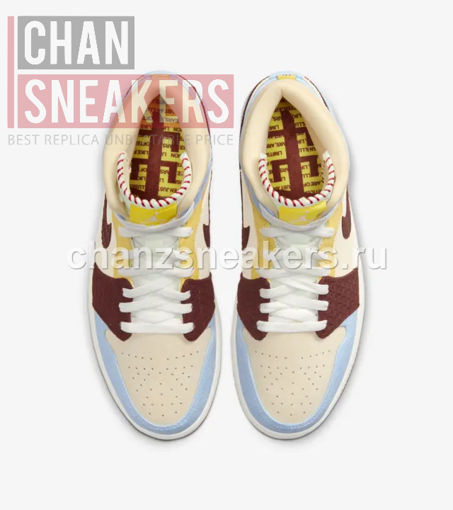 Jordan 1 Mid SE Fearless Maison Chateau Rouge - Image 4