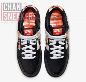 SB Dunk Low Roswell Raygun Tie-Dye Black - Image 4