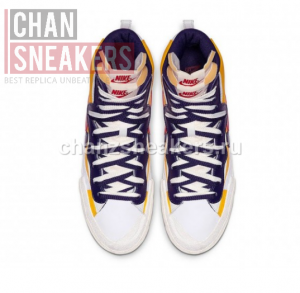 Sacai Blazer Red Yellow 'Snow Beach' - Image 4