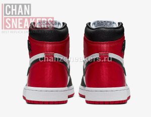 Air Jordan 1 High Satin Black Toe (W) (2019) - Image 5