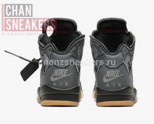 Air Jordan 5 Retro SP Off-White 'Black Muslin' - Image 5