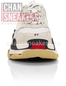 Balenciag Triple S White Red - Image 5