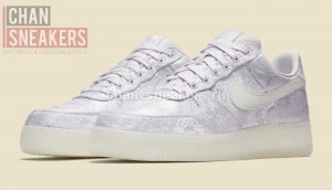 CLOT Air Force 1 White Silk - Image 5