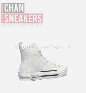 Dior B23 High-Top White Oblique Technical Canvas - Image 5