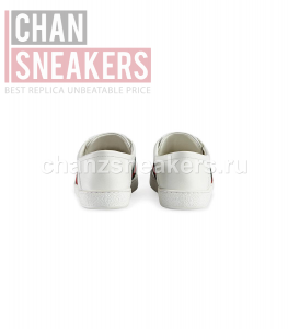 Gucci Ace Folded Heel Embroidered Bee - Image 5