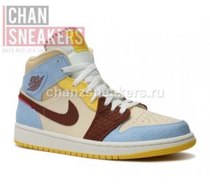 Jordan 1 Mid SE Fearless Maison Chateau Rouge - Image 5