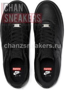 Nike Air Force 1 Low Supreme Black - Image 5