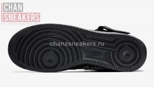 Nike Air Force 1 Mid Supreme NBA Black - Image 5