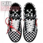 Off-White VULC Low Checkered Black White - Image 5