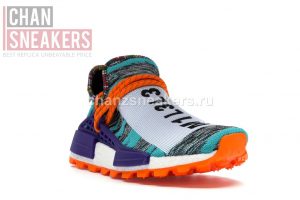 Adidas NMD Hu Pharrell Solar Pack Orange Fishscale Boost - Image 6