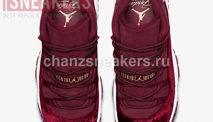 Nike air jordan 11 retro gg red 2025 velvet