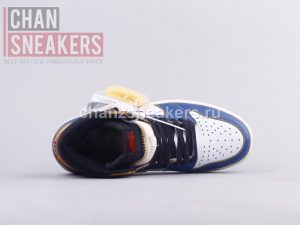 Air Jordan 1 High Union LA Storm Blue Toe (2019) - Image 6