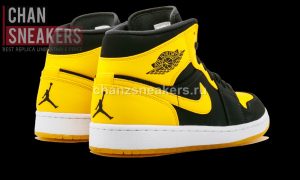 Air Jordan 1 Mid Yellow Black - Image 5