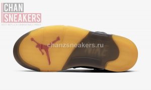 Air Jordan 5 Retro SP Off-White 'Black Muslin' - Image 6