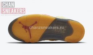 Jordan 5 Retro OFF-WHITE Sail - Image 6