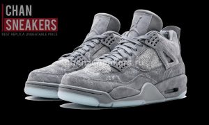 Kaws X Air Jordan 4 Retro Cool Grey - Image 6