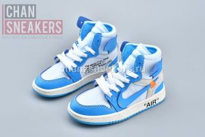 Kids Off-White Air Jordan 1 'UNC' - Image 6