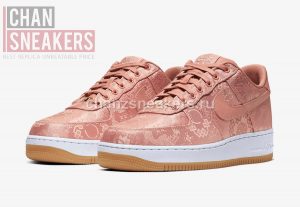 Nike Air Force 1 Low Clot Rose Gold Silk - Image 6
