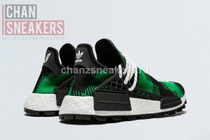 adidas NMD Hu Pharrell x BBC Green Plaid - Image 6