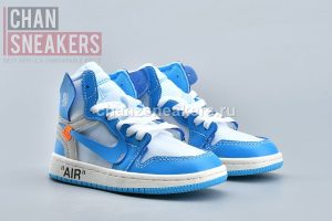 Kids Off-White Air Jordan 1 'UNC' - Image 7