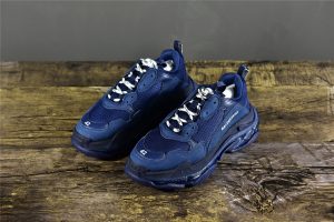 Balenciaga Triple S Clear Sole Navy - Image 9
