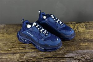 Balenciaga Triple S Clear Sole Navy - Image 7