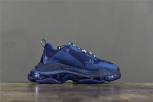 Balenciaga Triple S Clear Sole Navy - Image 5