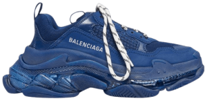 Balenciaga Triple S Clear Sole Navy